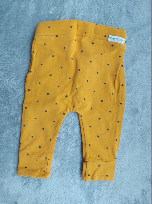 Bawełna 95% Komplet musztardowy niemowlak gwiazdki koniczyna Noppies B