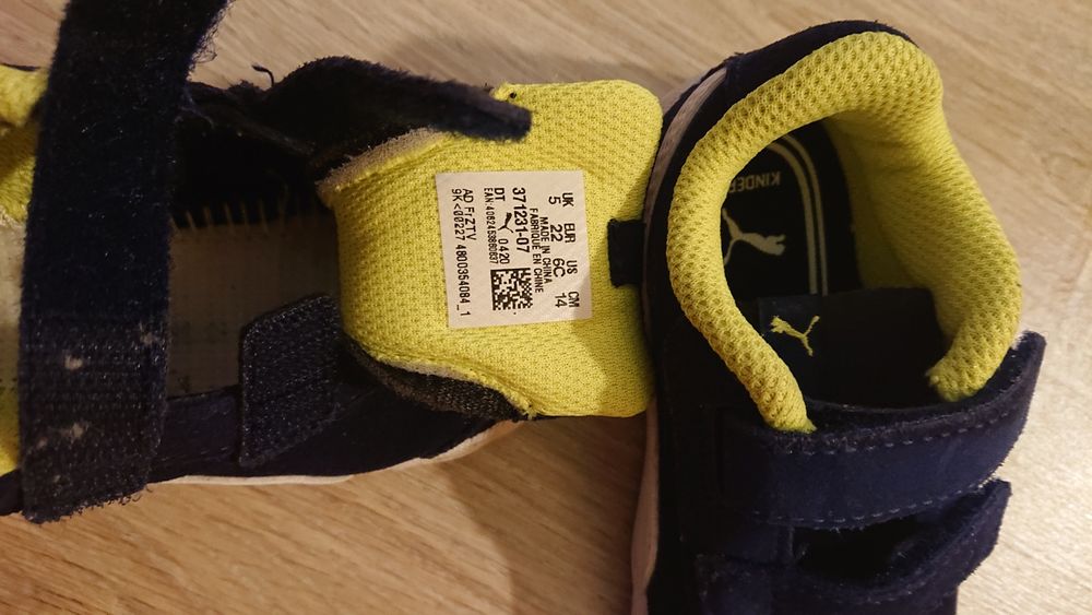 Adidaski PUMA rozmiar 22