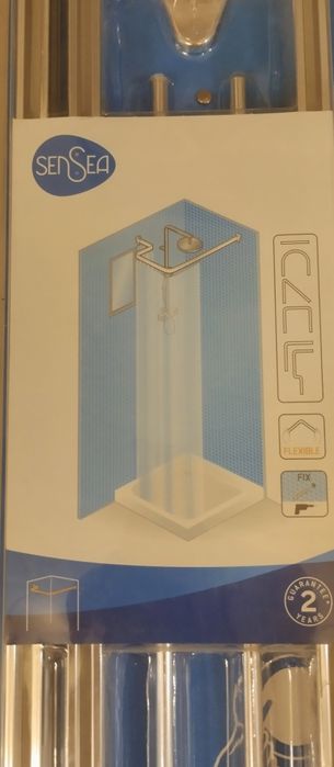 Calha para cortinas de duche