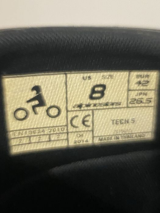 Botas Enduro/Motocross AlpineStars Tech 5 tamanho 42