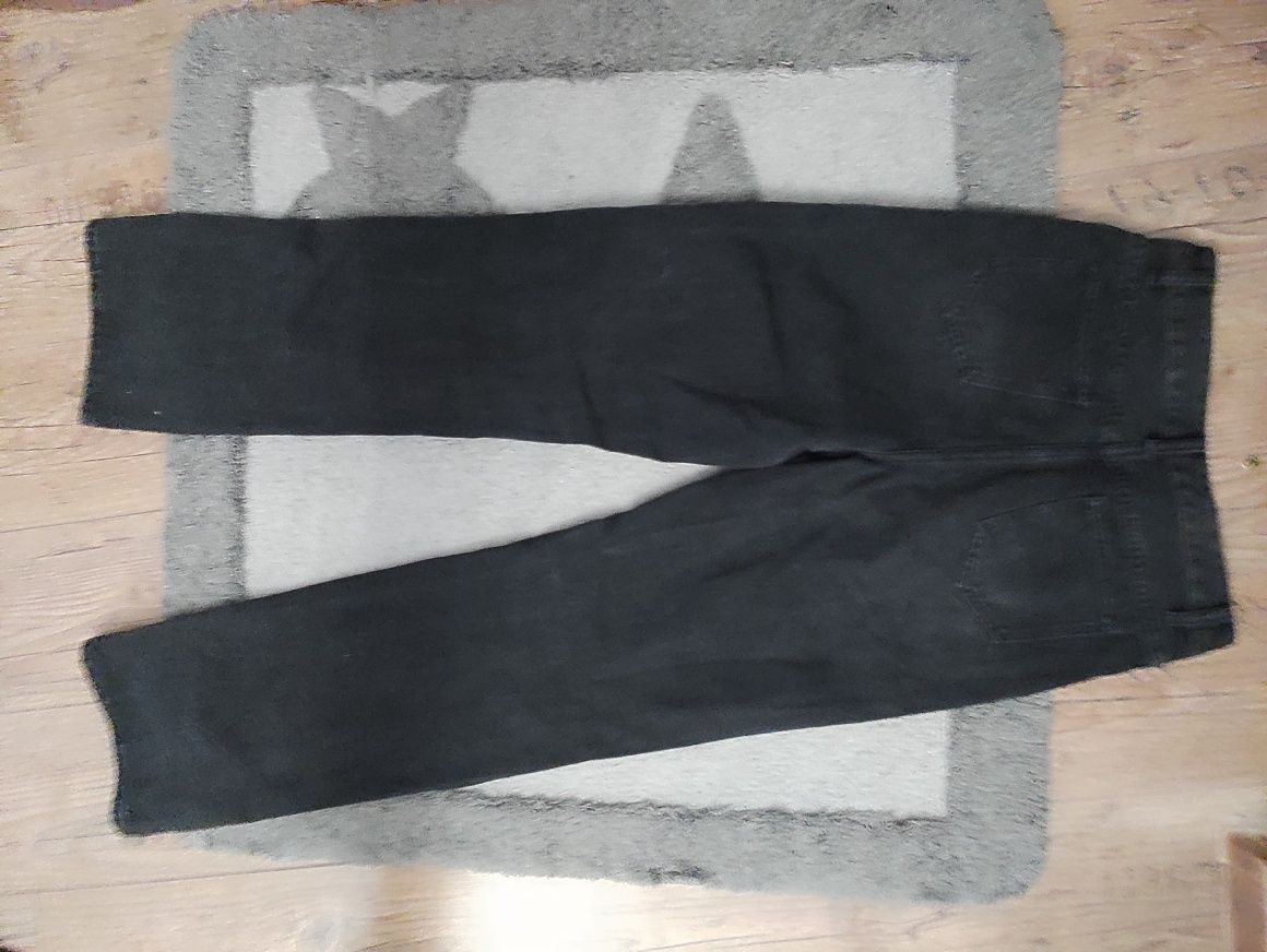 Spodnie jeansy damskie opium baggy rozmiar M porwane