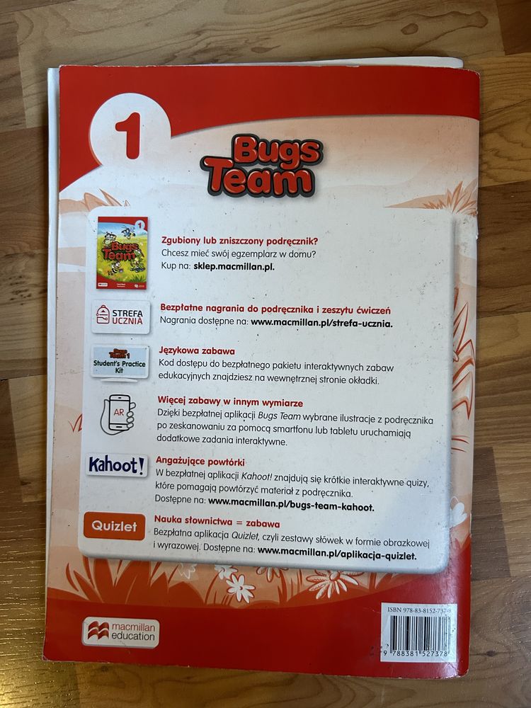 Bugs Team 1 - zeszyt ćwiczeń