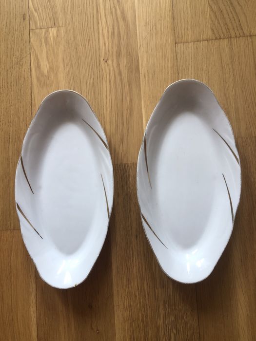 Оселедочниці 2 шт тарілки позолочені часів ссср салатниці  білоруські