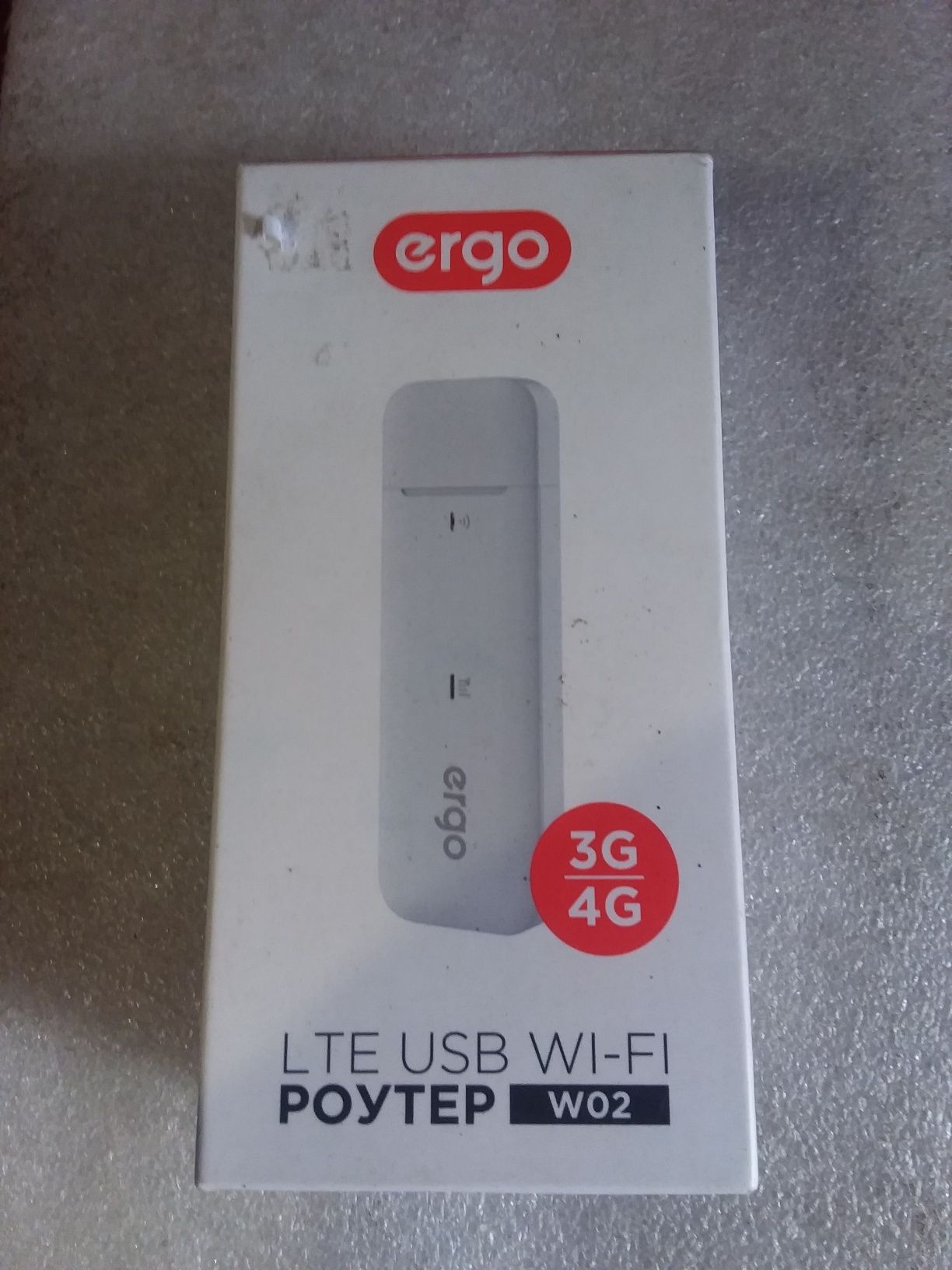 Poутер Ergo W02  LTE USB Wi-Fi 3G/4G