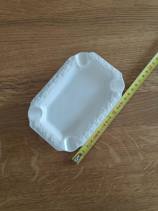 Porcelanowa popielniczka Rosenthal Classic Rose – biała, Niemcy