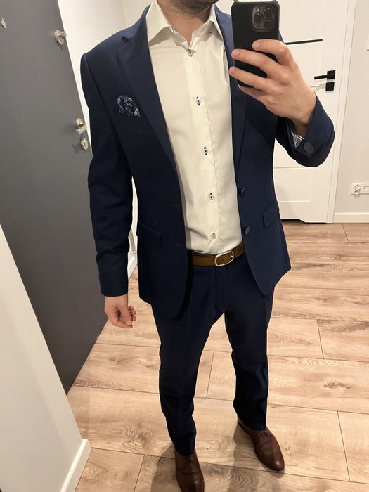 Garnitur Lancerto Slim, marynarka 176/92, spodnie 176/84
