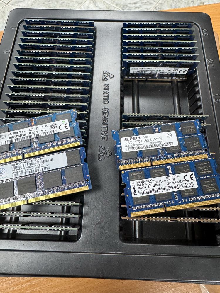 для ноутбука SoDimm DDR3L 4 Gb 8 Gb 1.35v 1.5v Оригінал!