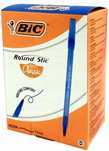 Długopis Biurowy Bic Round Stic Niebieski 60szt