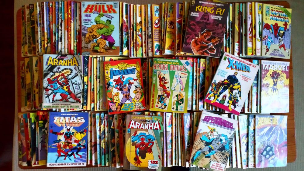 BD Marvel diversos anos 80