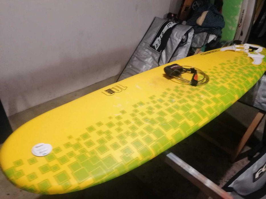 Malibu 7 evolution funboard nsp torq FCS prancha de surf