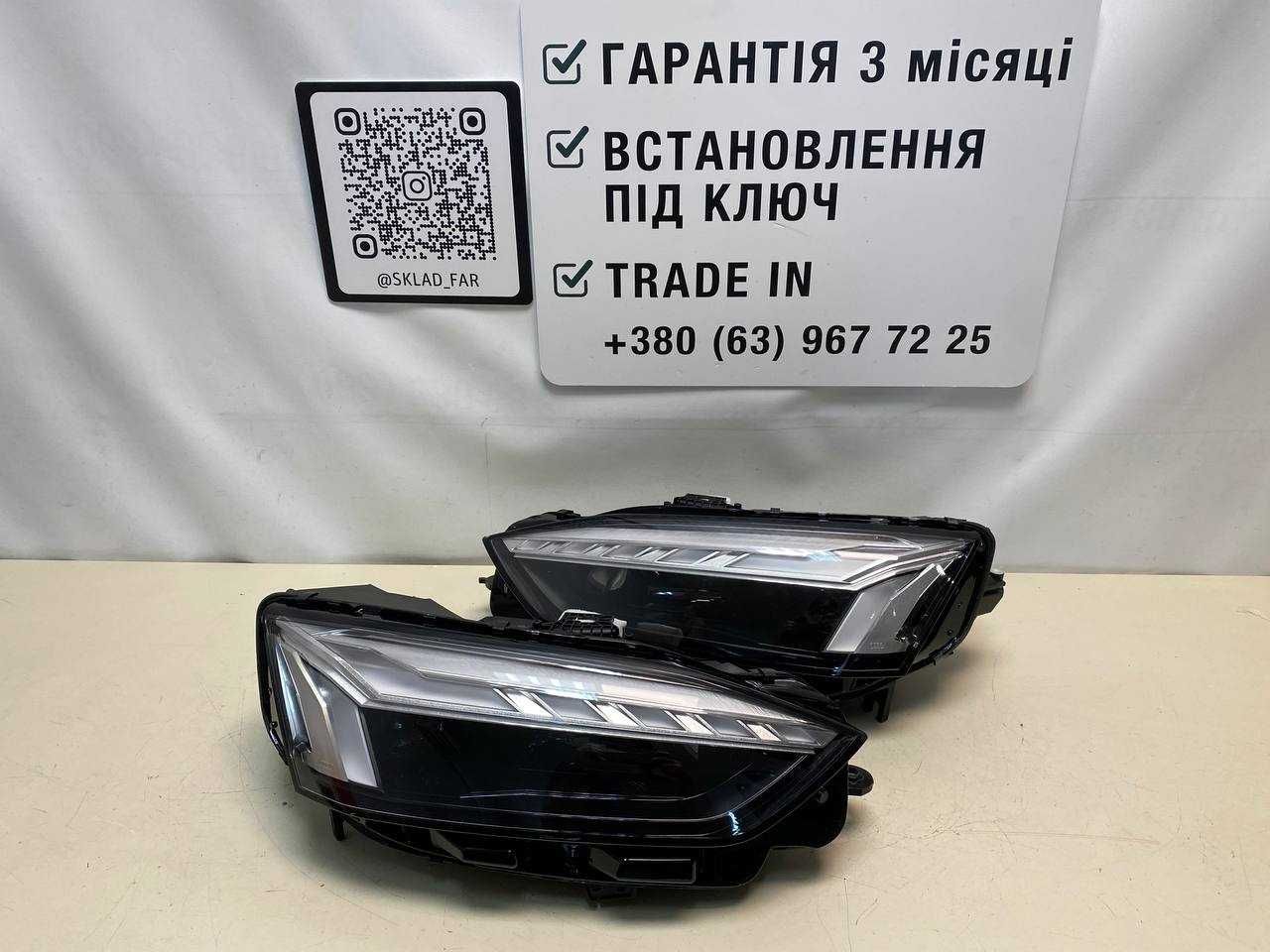 Фара Audi A5 S5 8w matrix рест фары Ауди а5 матрикс