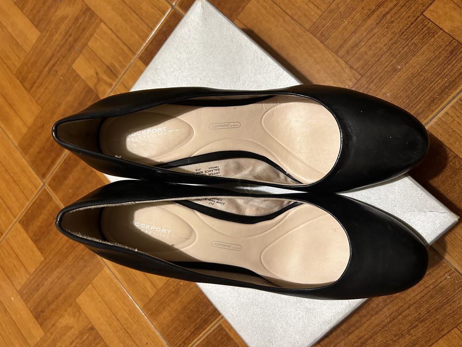 Sapatos 39 mulher classicos de pele Rockport usados 1 vez