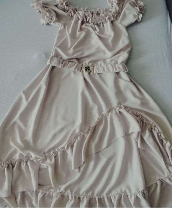 Sukienka XL z falbanami OKAZJA