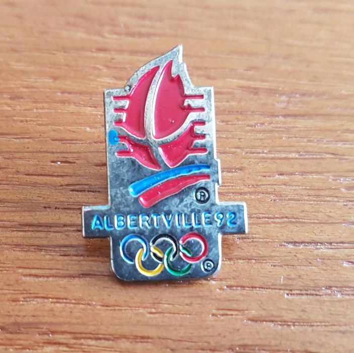 Pin Oficial dos Jogos Olímpicos de Inverno de 1992