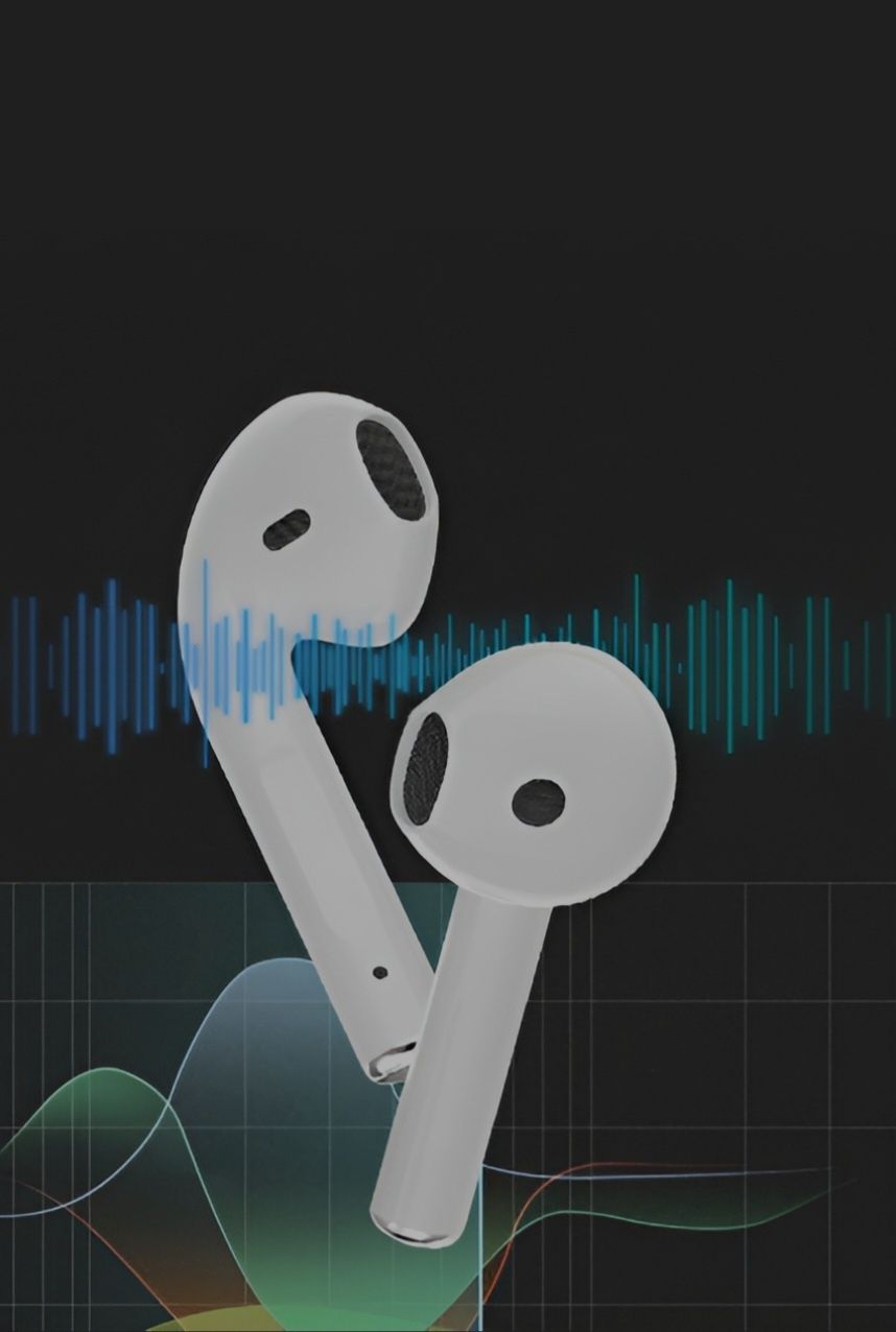 Białe Słuchawki Bezprzewodowe BLUETOOTH