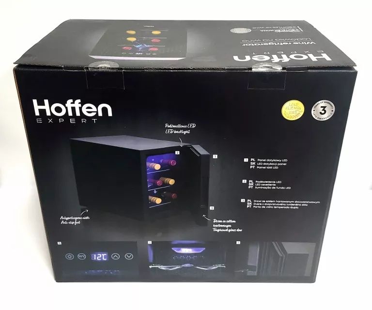 Lodówka na wino Hoffen Expert jak nowa  100% sprawna