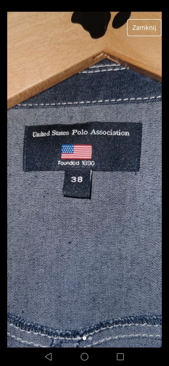 Sukienka firmy U.S. Polo Assn cieńki dżins rozmiar 38
