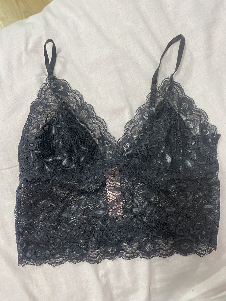 top koronkowy stanik y2k 00s 90s