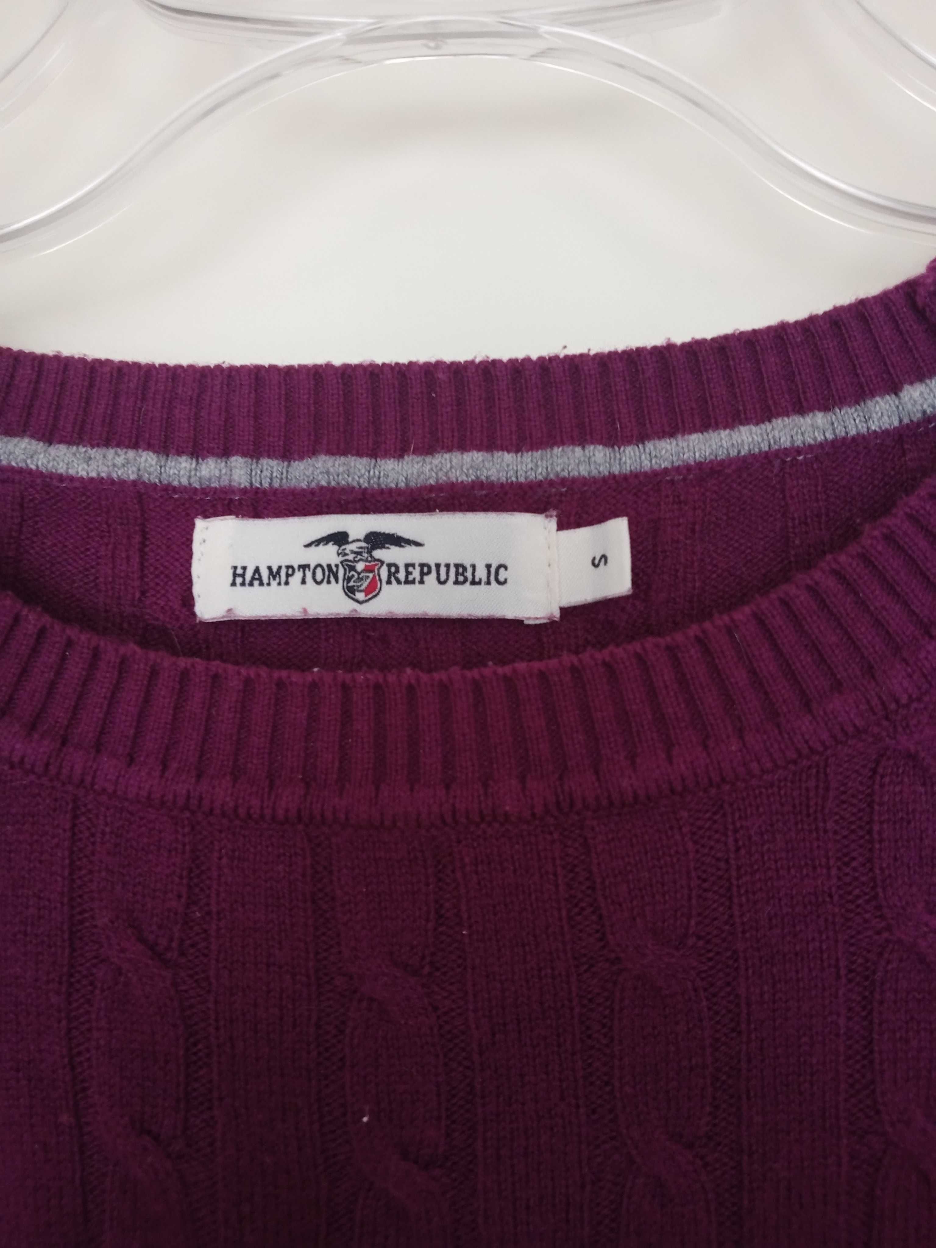 Sweter fioletowy damski rozmiar S HamptonRepublic