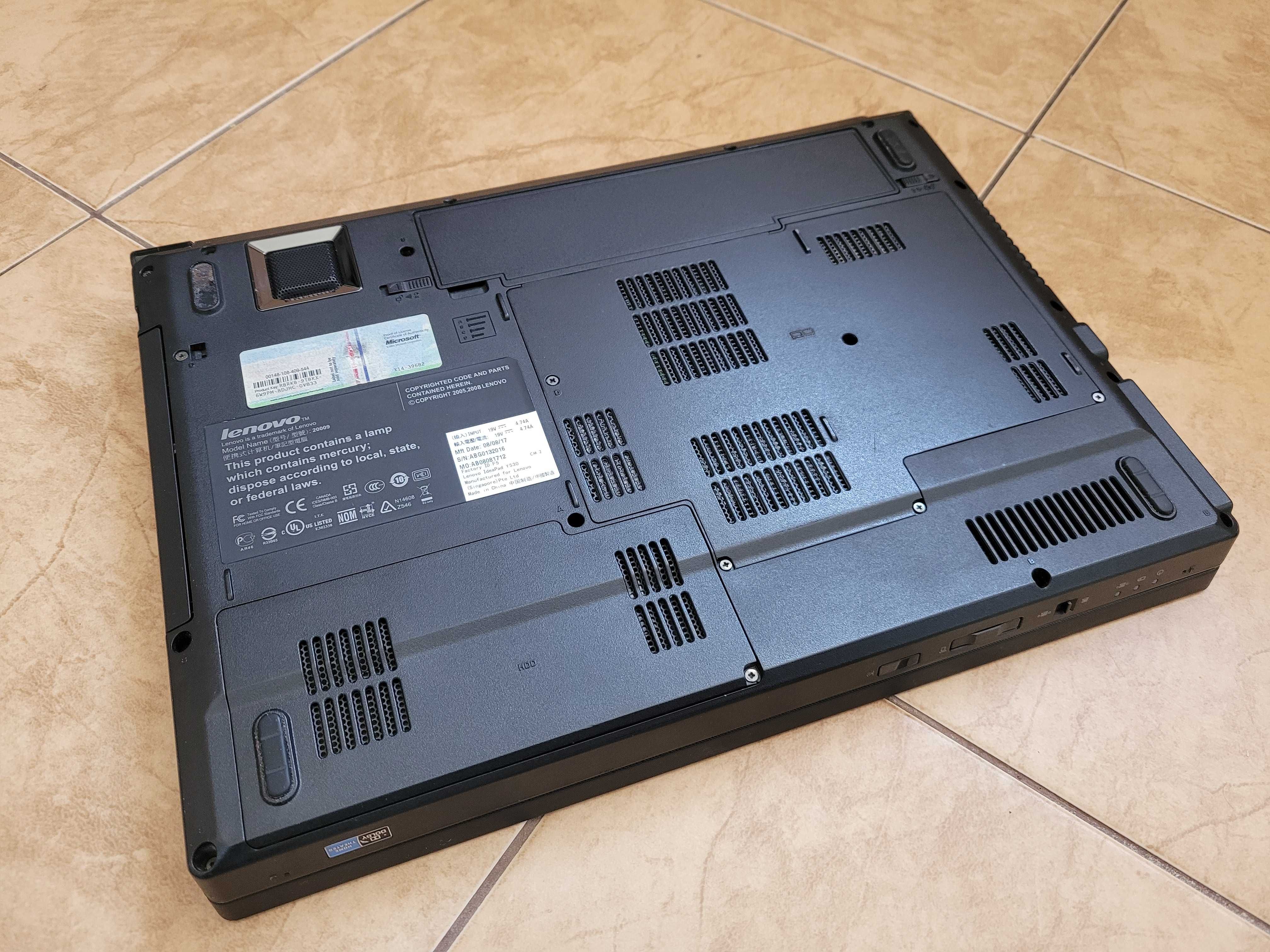 Laptop Lenovo IDEAPAD Y530 3/240 GB