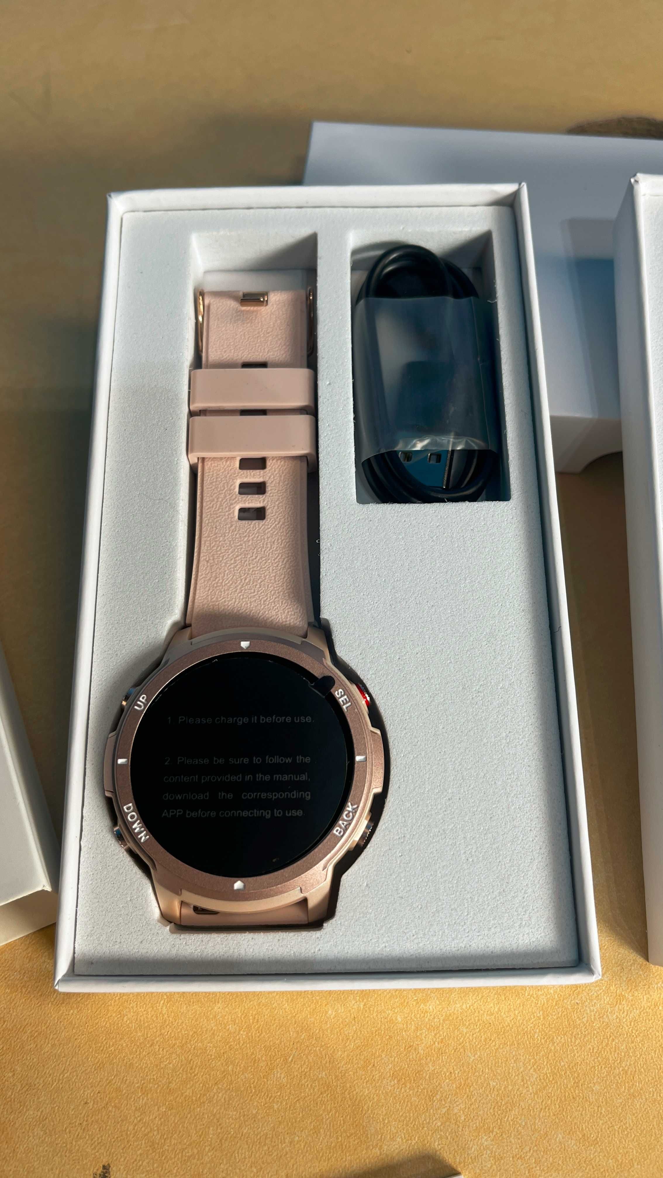 Inteligentny zegarek, smartwatch 1,39", tętno, IP68 S52 LLKBOHA spp1