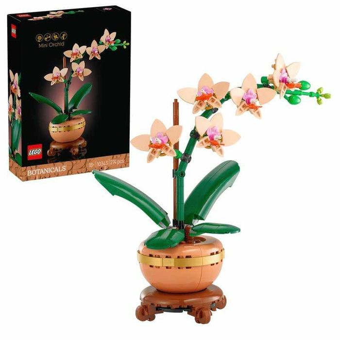 LEGO BOTANICALS 10343 mała orchidea