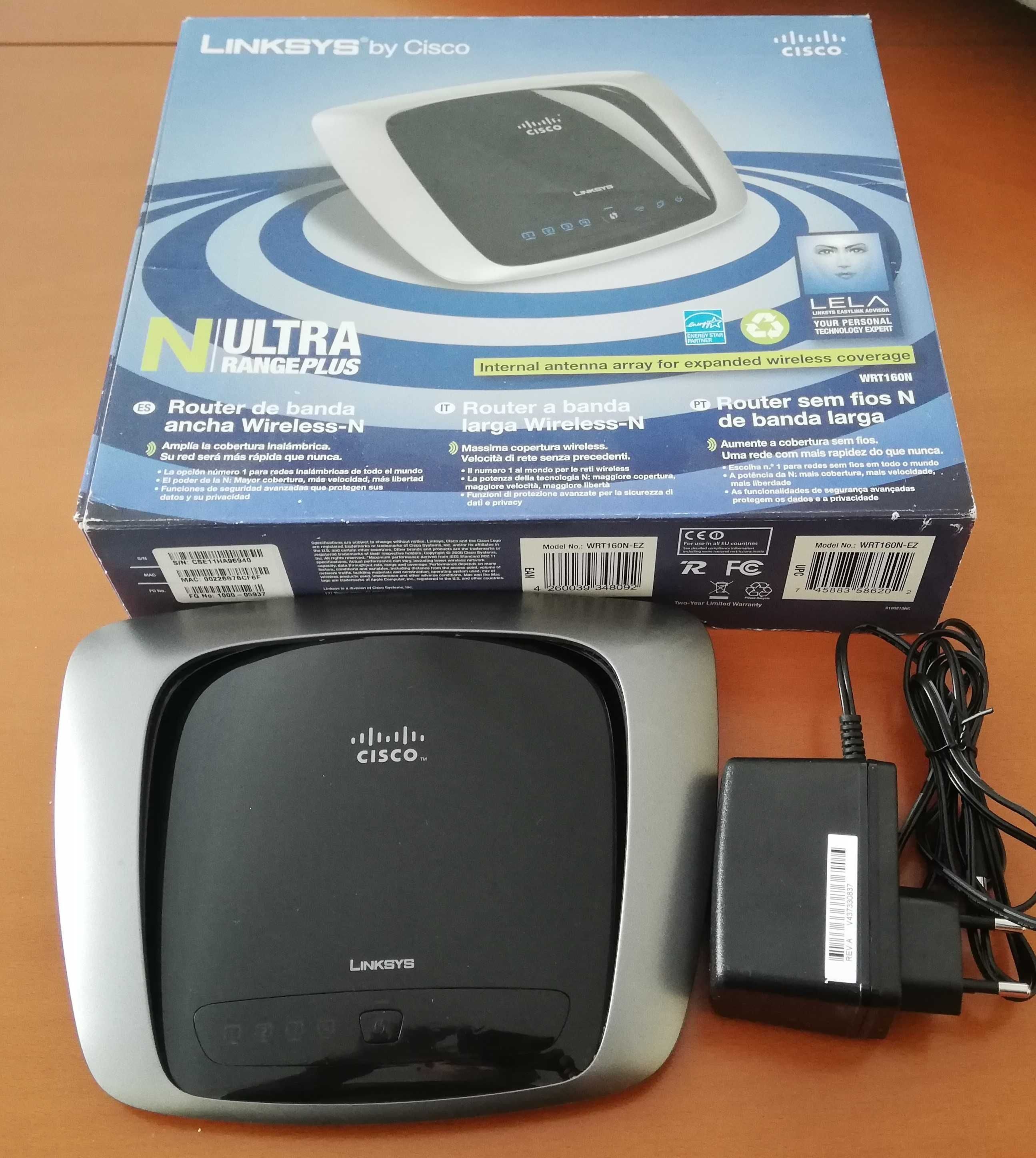 Router Linksys by Cisco WRT160N V2
