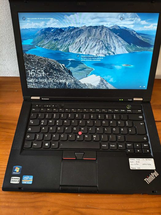 Lenovo ThinkPad T430, i5 8/320 GB