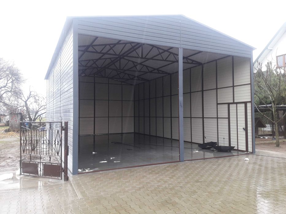 Garaż Blaszany 12x10m Wiata , Hala , Magazyn Rolniczy   -  *GRZYWSTAL