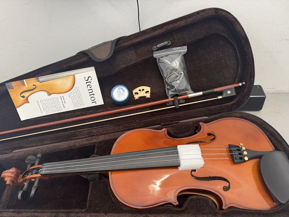 Skrzypce Stentor SR1018 Violinset 4/4,nowe,brąz,futerał,smyczek