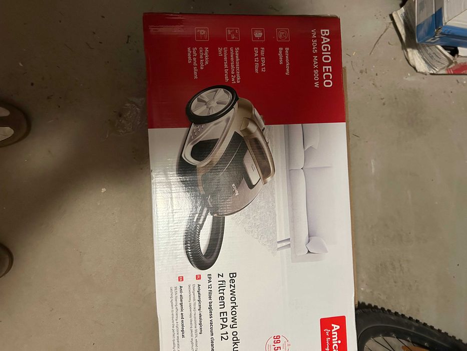Odkurzacz Amica Bagio Eco VM 3045 na gwarancji