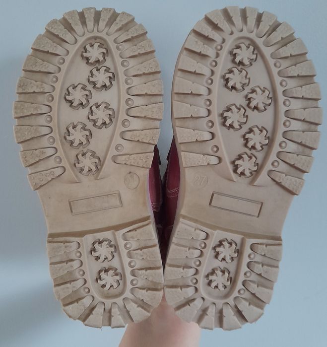 Trapery zimowe ocieplane dziecięce rozm 27