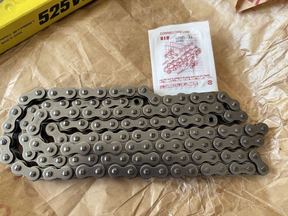 DID 525 V11 (VX3) ланцюг X-ring на 122 ланця