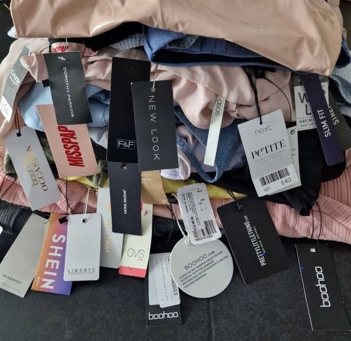 Outlet nowa odzież Zara Next George, Prettylittlething, Asos Missguide