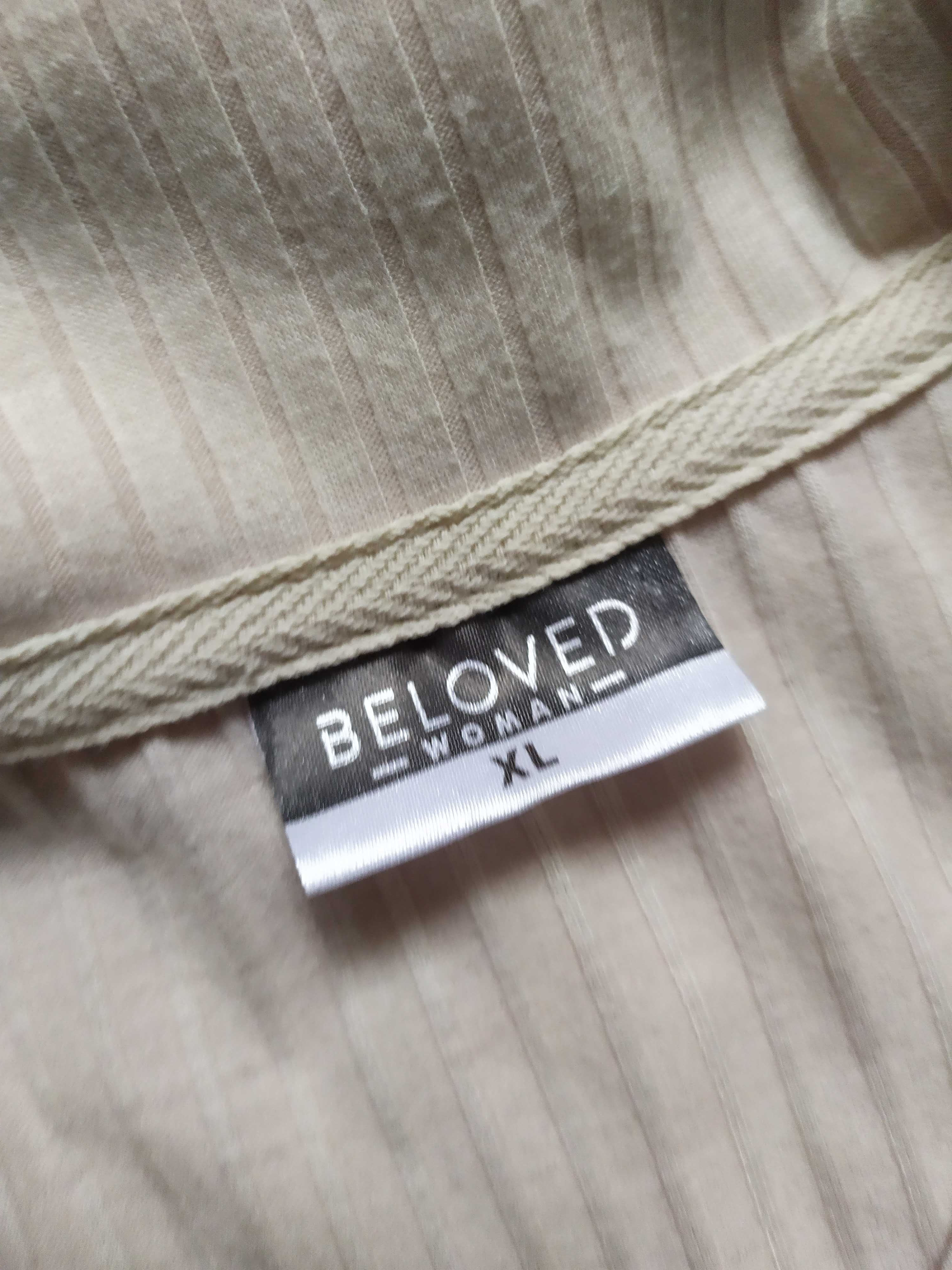 Bluzka damska sweterkowa Beloved Woman XL beżowa