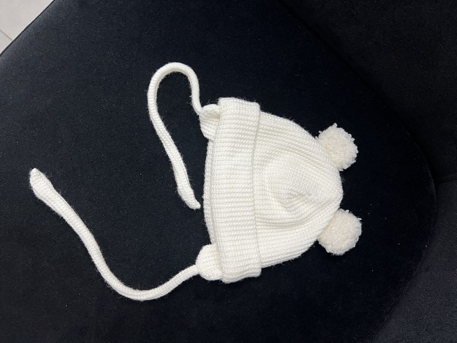 Тепла зимова шапка на флісі на немовля