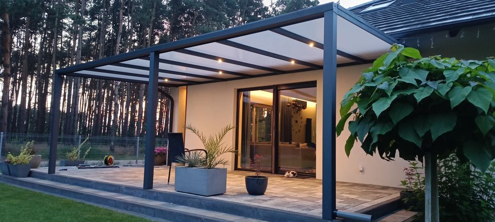 Zadaszenie tarasowe 4*2.5 poliwęglan 16mm szybkie wykonanie Promocja