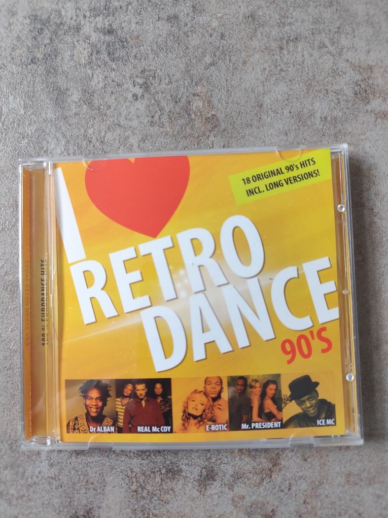 I  love retro dance 90's cd