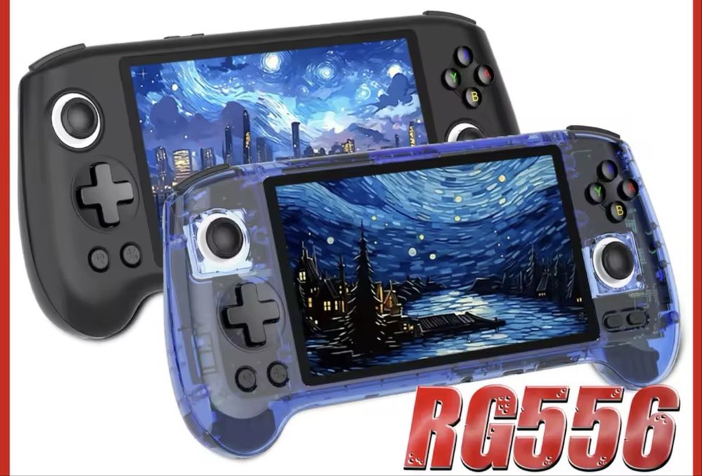 consola portatil azul