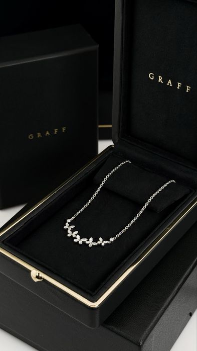 Золоте Кольє в стилі GRAFF Колекція Pavé Butterfly з діамантами