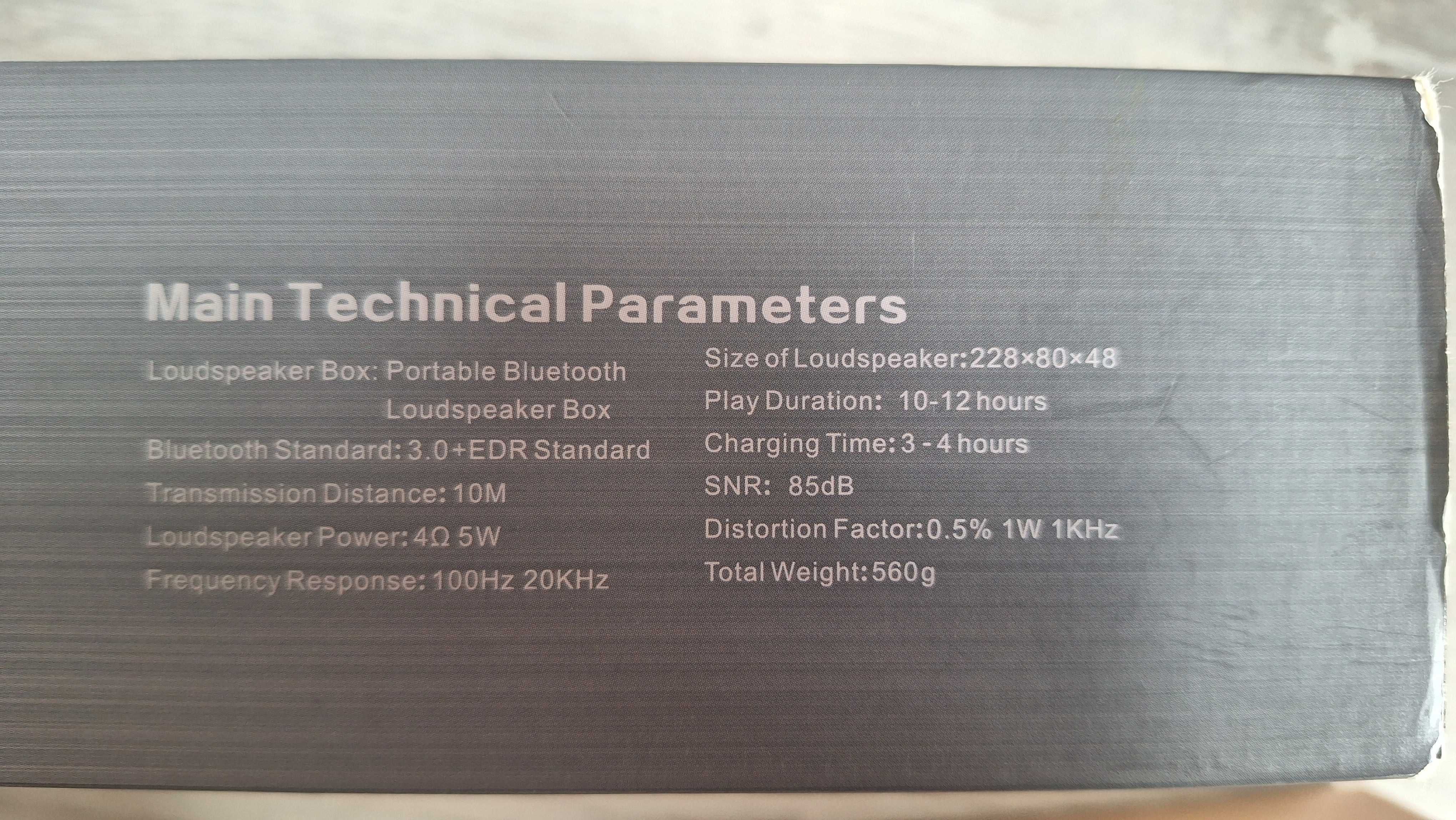 Coluna Bluetooth