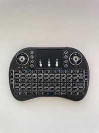 Беспроводная мини клавиатура с подсветкой для ТВ, компьютера