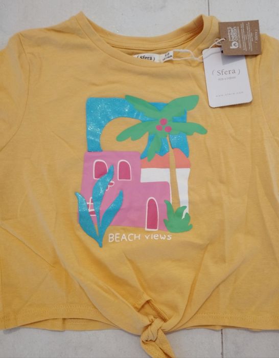 T-shirt Amarela Nova da Sfera