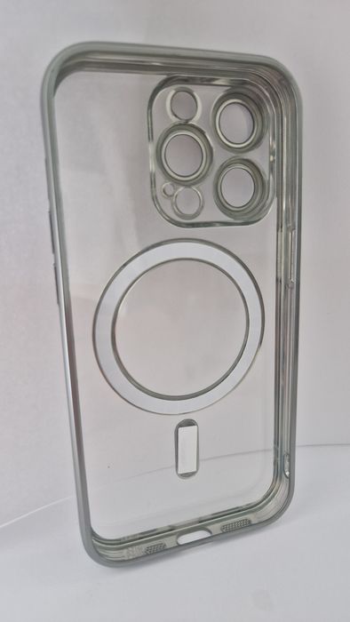 Metallic Magsafe Case do Iphone 14 Pro Srebrny