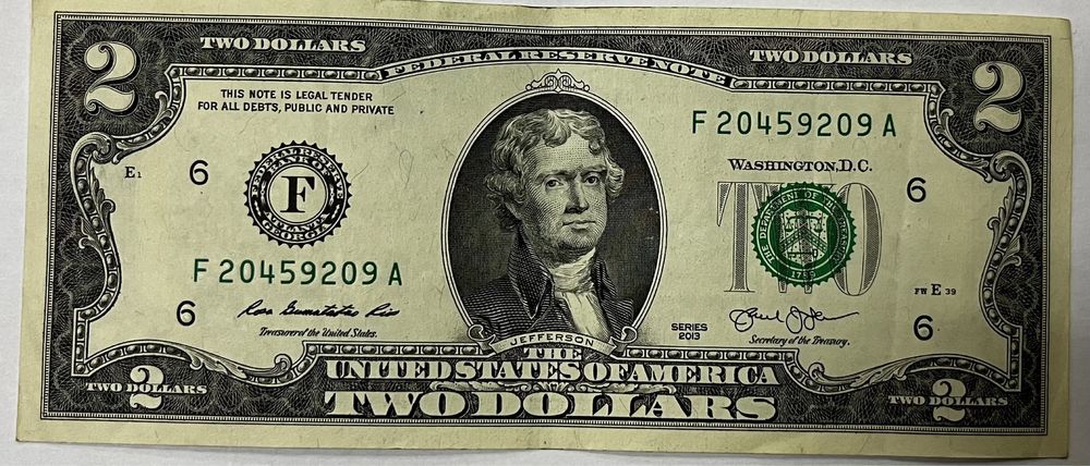 Два доллара США 2003, 2013 років