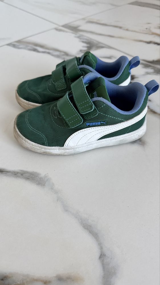 Puma courtflex v2 mesh zielone