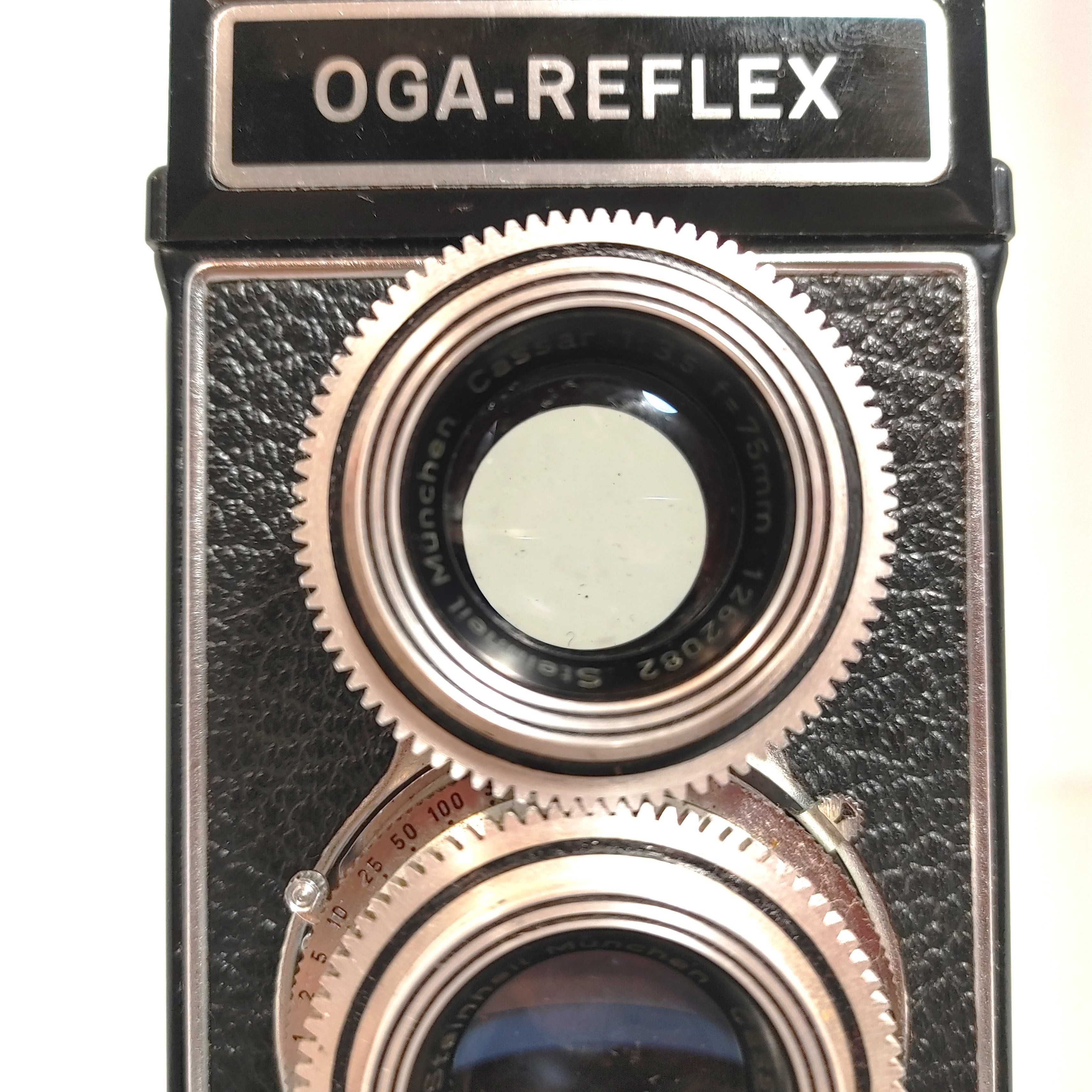 Analogowy Aparat fotograficzny TLR OGA - Reflex z obiektywem Cassar