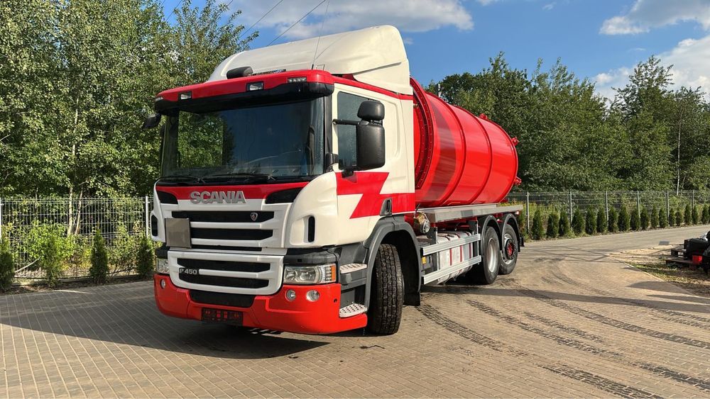 Samochód specjalny do czyszczenia kanalizacji Scania P450