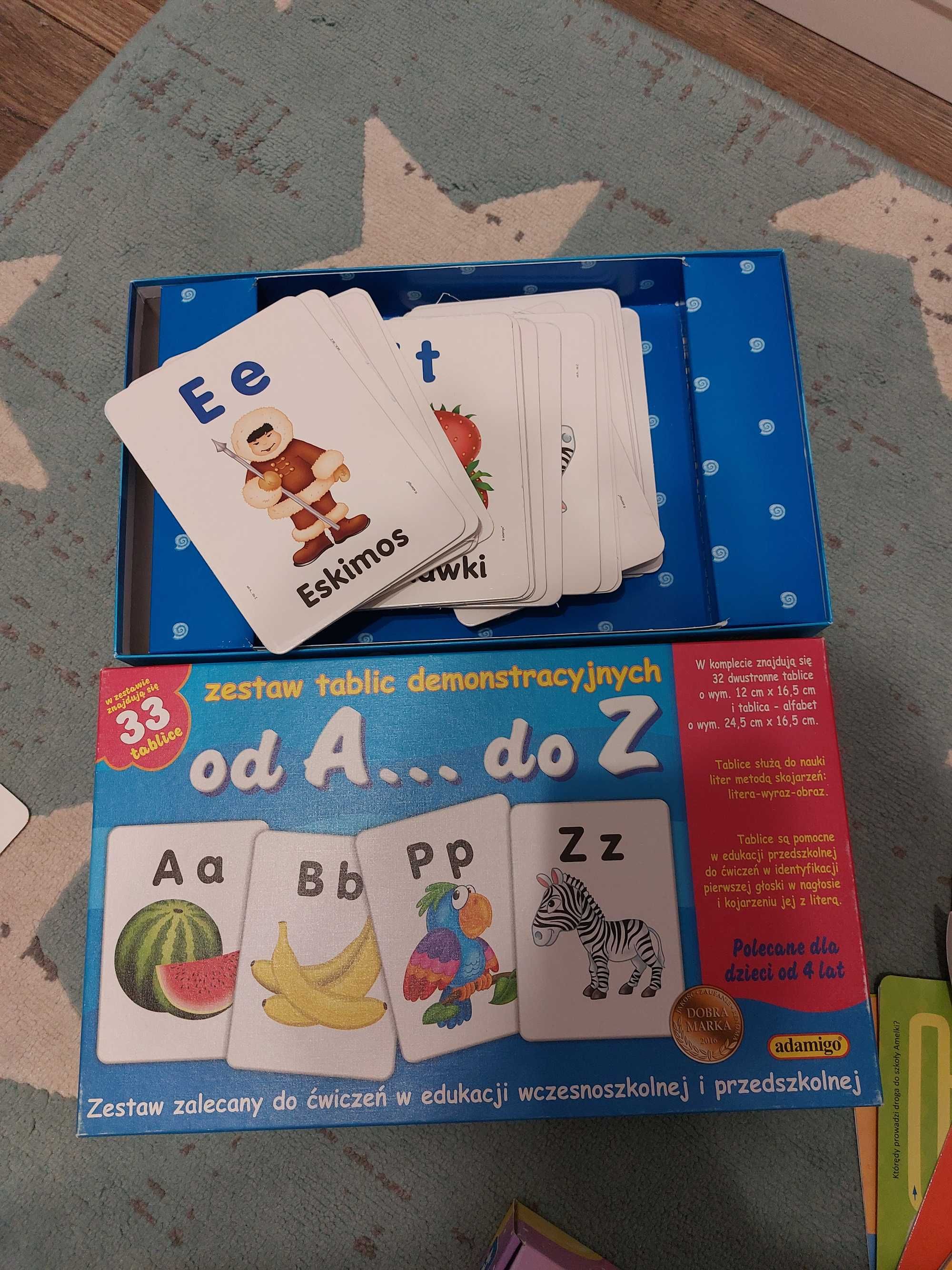 Zestaw gier edukacyjnych Montessori Adamigo Clementoni Lisciani