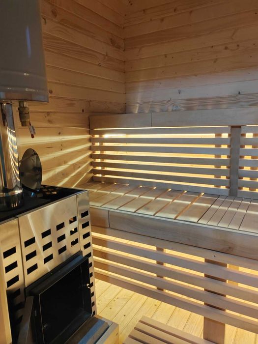 Sauna 2x4 m Ogrodowa Beczka – Fińska Ruska Bania z Piecem - Producent
